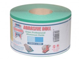 Faithfull Aluminium Oxide Paper Roll Green 115 mm x 50M 120G £53.49